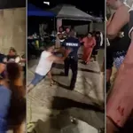 Бой с полицаи в Балчик (ВИДЕО)