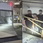 Откриха 8 иракчани, натъпкани в тайника на бус