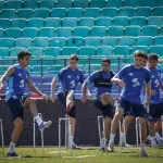 Груич с първа тренировка с Левски