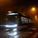 Трамвай аварира в подлеза на НДК