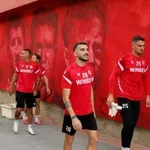Стартовите състави на ЦСКА и ОФИ Крит