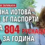 ОЛИГАРСИ И ТАРИКАТИ: Илияна Йотова даде БГ-паспорти на 804 руснаци за година