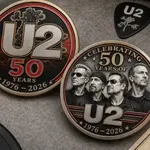 Почитат легендите U2 със специална монета