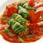 Сарми с кускус или булгур в домати