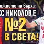 В подножието на върха: Алекс Николов е №2 в света!