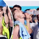 Грийлиш спи в бар след пиянски следобед