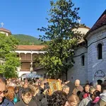 На Светли понеделник: Литийно шествие с чудотворната икона от Бачковския манастир! (ВИДЕО)