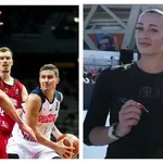 Секси тенисистка роди от баскетболист