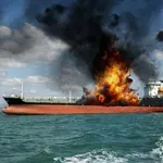 Танкер се взриви в Черно море! (СНИМКА+ВИДЕО)