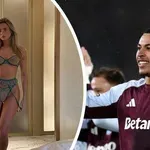 Ас на Астън Вила заби риалити красавица