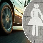 БЕЗУМИЕ: Шофьор подкара колата си срещу майка с дете! (ВИДЕО)