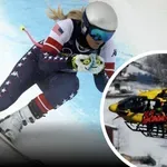 Ужас! Линдзи Вон падна, наложи се да я откарат с хеликоптер