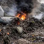 Огнен ад в небето! Руски „Ан-26“ се разби в Крим, има 29 загинали