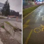 Общинари пуснаха коли по тротоар