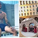 Мики Мейс се снима с гвардейците