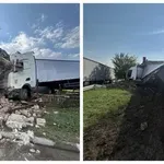 ИЗНЕВИЦЕЛИЦА: Тир се нацепи в къща в село Липен (СНИМКИ)