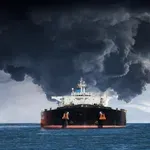Черно море на нокти! Газов танкер гори, има ранени (ВИДЕО)