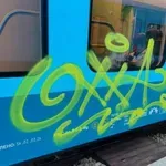 ВАНДАЛСТВО: Надраскаха със спрей един от новите електрически влакове