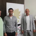 Президентът на БФЛА и генсекът на БОК се срещнаха с арменска спортна делегация