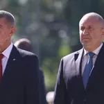 Румен Радев посрещна Андрей Бабиш в София (СНИМКИ)