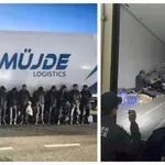 Български и румънски гранични полицаи спипаха 12 мигранти, укрити в камион