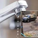 УЖАС ВЪВ ВАРНА: Път пропадна и зейна огромна дупка заради авария на водопровод
