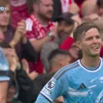 Муньос със страхотен гол за 2:2 срещу Нотингам