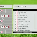 Спартак Варна - ЦСКА /състави/
