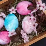 Velikonočni pirhi: Tie dye vzorec s stepeno smetano, ki očara na prvi pogled