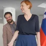 Smodej o srečanju z Asto Vrečko v Benetkah
