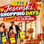 FIS Jesenski Shopping Days – dva dana odličnih popusta i još povoljnije kupovine!