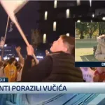 Slavljenička atmosfera u Srbiji: Studenti iz Ćacilenda uzimali predmete kao suvenire historijske pobjede