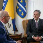 Presidency member Becirovic and US Chargé d’Affaires discuss cooperation, Dodik’s anti-Dayton policies