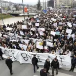Peti dan protesta u Sarajevu: I za danas najavljeno okupljanje ispred Zemaljskog muzeja BiH