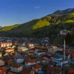 Fojnica: Posljednji zraci sunca nad horizontom Vranice