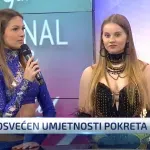 Ples kao univerzalni jezik: Dvije mlade plesačice donijele energiju u Novi dan