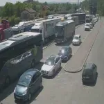 Gužve na graničnim prijelazima uslijed blokade na GP Gradiška