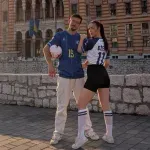 Vatrena bachata za Zmajeve: Igor i Edina zaplesali ispred Vijećnice