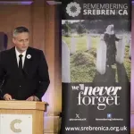 Becirovic at UK Parliament stresses importance of preserving truth about Srebrenica’s for Europe’s moral future