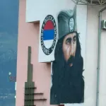 Mural dedicated to notorious Chetnik Duke who terrorised Sarajevo residents during the Bosnian war