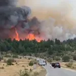 Fire on Cvrsnica still active, firefighting hampered by strong winds and inaccessible terrain