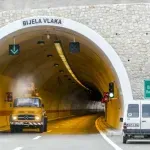 Zbog redovnog servisiranja tunela 1. mart na A-1, saobraćaj dvosmjeran suprotnom stranom autoceste