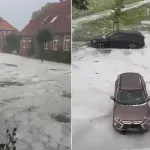 VIDEO Nestvarni julski prizori: Tuča zabijelila ulice, aktivirane i ralice