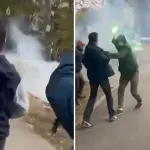 VIDEO / Maskirani napadači šipkama i bakljama pretukli mladiće ispred biračkog mjesta u Pančevu