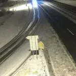 VIDEO / Snijeg pada u Lici, dio A1 pod snijegom