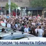 VIDEO / Revolt zbog dva pokušaja gaženja: Studenti i građani prosvjedovali pred RTS-om