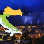 DHMZ izdao narančasta upozorenja za dvije hrvatske regije. Puhat će vrlo jak vjetar, a prijeti i tuča