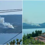 FOTO, VIDEO / Požar na Braču: Gase ga svi otočki vatrogasci, kanader i Air Tractor