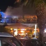 FOTO / Požar u centru Splita: Zapalio se ugostiteljski objekt na Rivi