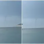 VIDEO / Pijavica nad morem kod Korčule